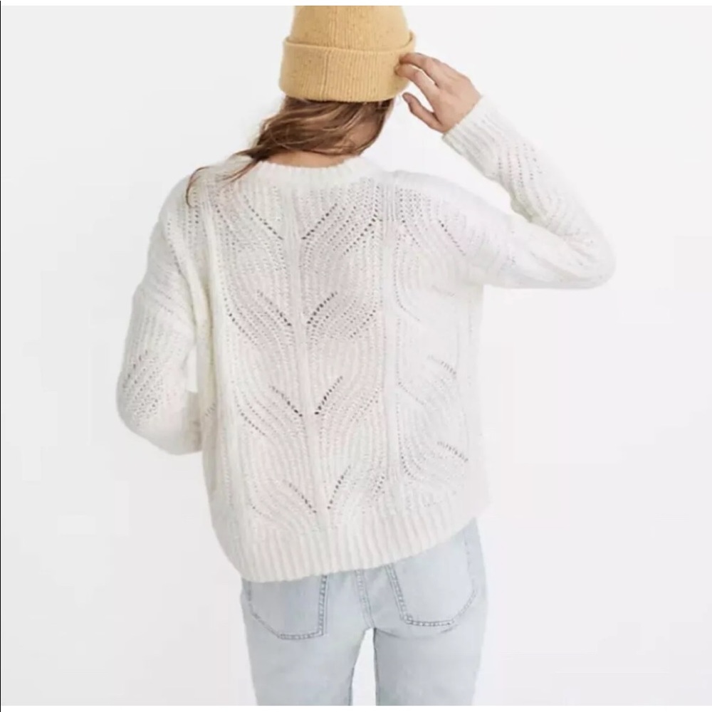 Madewell Ivory Charley Pullover Sweater Size XS
